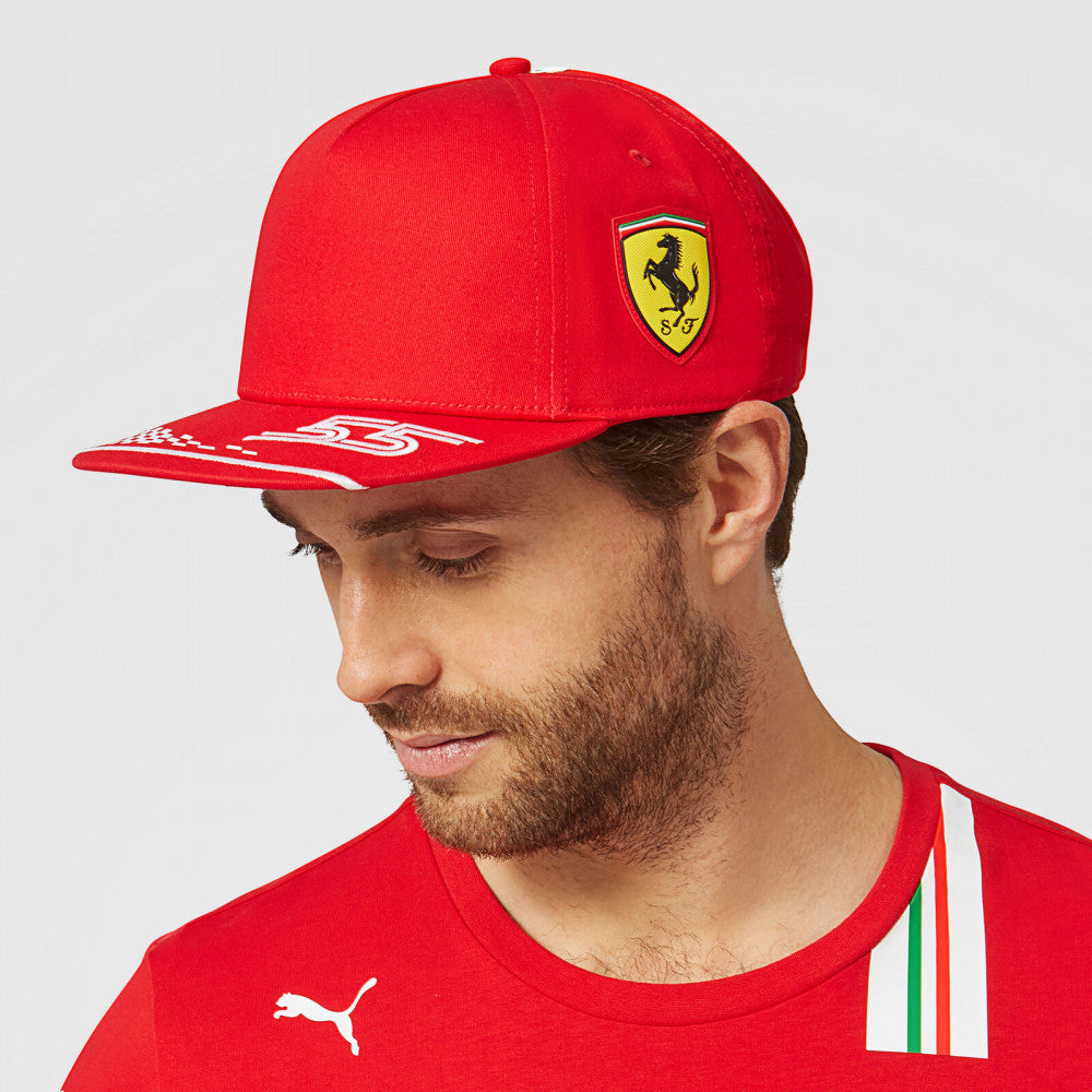 Sapca de Flatbrim, Puma Ferrari Carlos Sainz, Barbat, Rosu, 2021 - FansBRANDS®