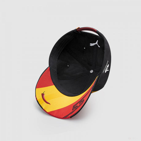 Sapca de baseball Ferrari Replica Sainz Baseball Rosso Corsa-PUMA negru - Adult - FansBRANDS®