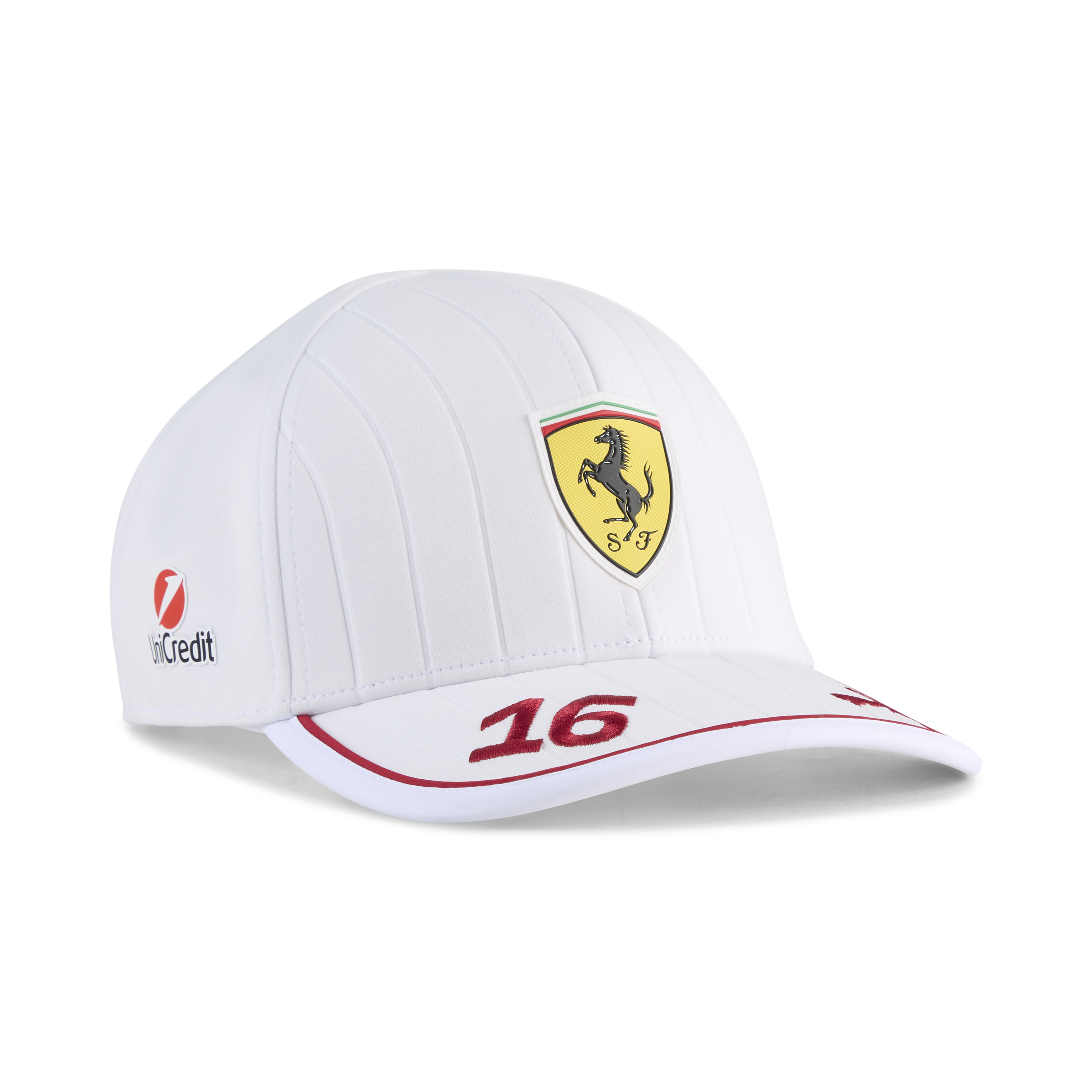 Șapcă de baseball Ferrari, Charles Leclerc, albă 🔥