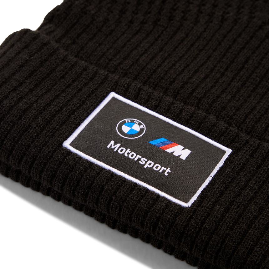 Căciulă BMW, MMS, Puma, cu coroană medie, neagră 🔥