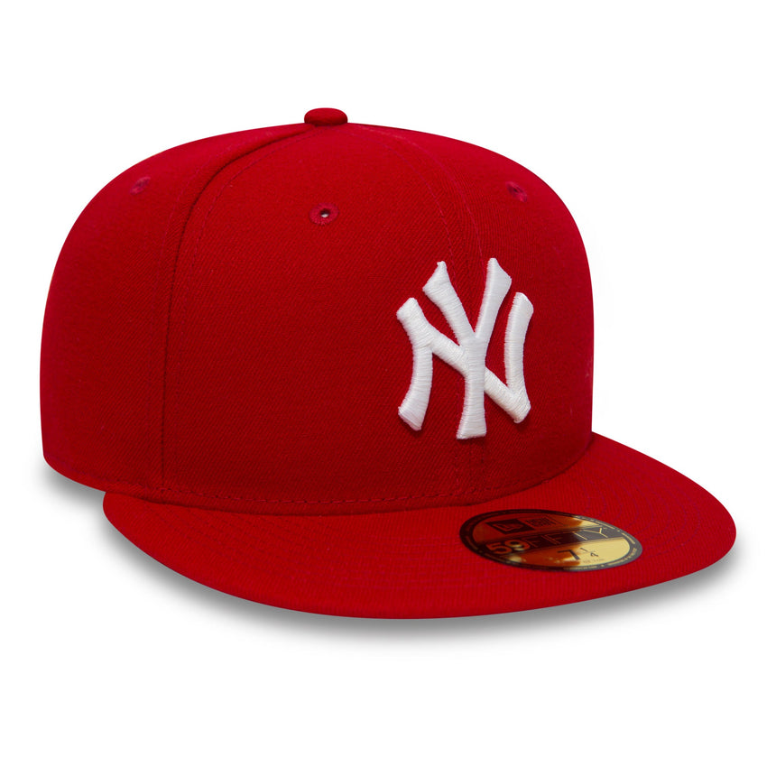 șapcă New York Yankees, New Era, Basic, roșu