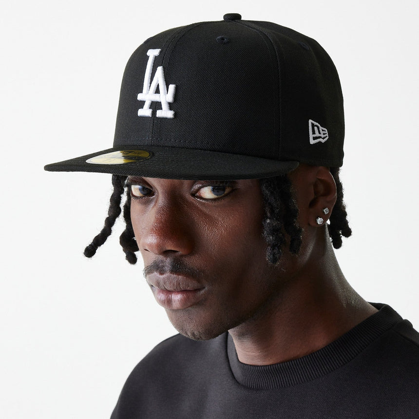 Șapcă Los Angeles Dodgers, New Era, 59FIFTY, Basic, negru
