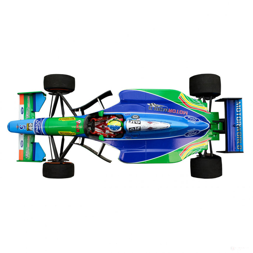 Masina Model, Mick Schumacher Benetton Ford B194 Demo Run Belgium GP 2017, 1:18, Albastru, 2017 - FansBRANDS®