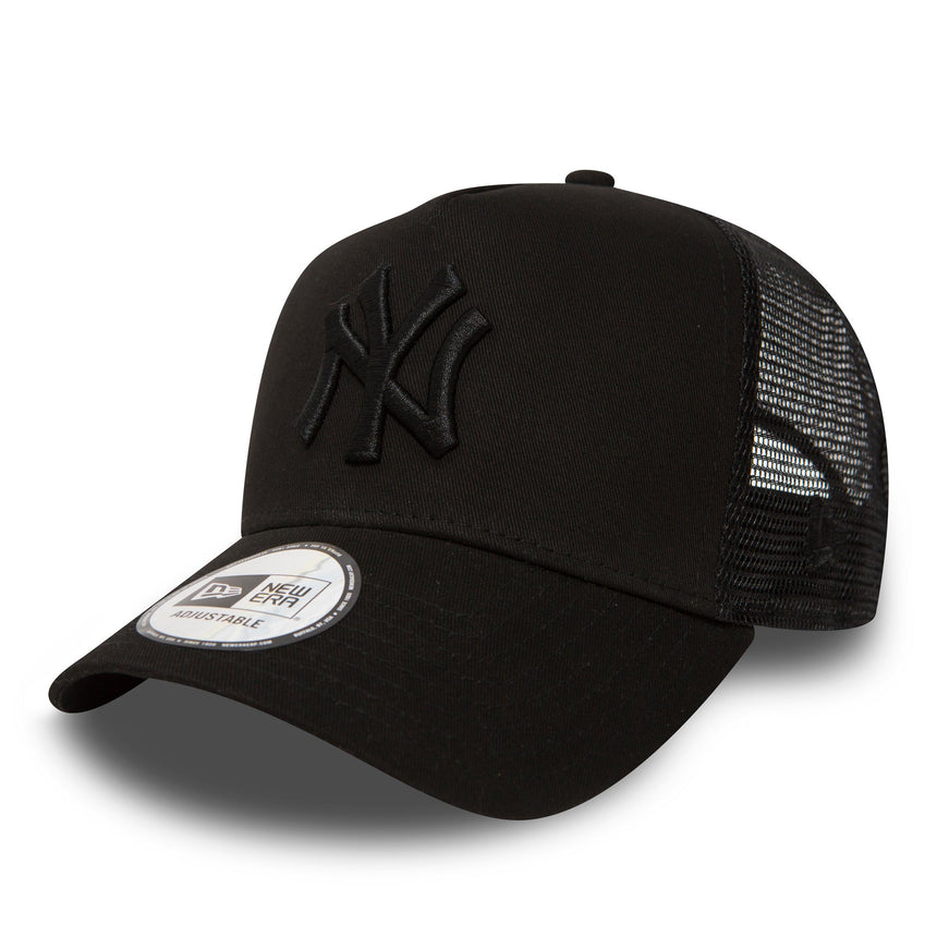 Șapcă New York Yankees, New Era, trucker, negru total