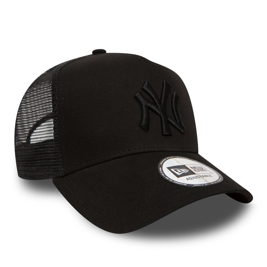 Șapcă New York Yankees, New Era, trucker, negru total