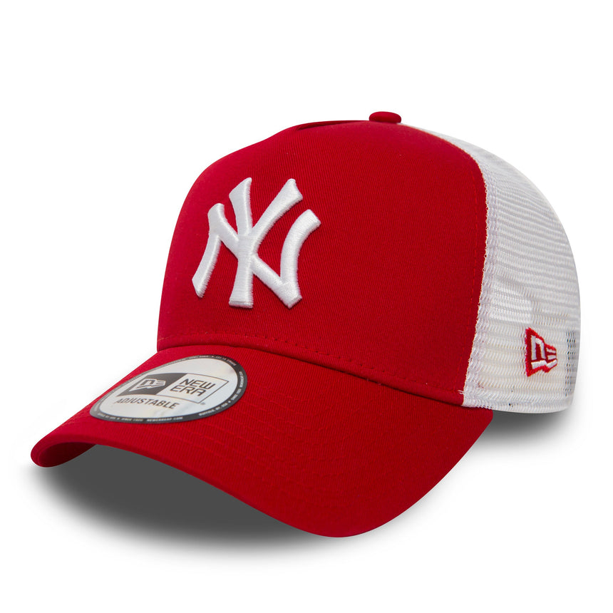 șapcă New York Yankees, New Era, trucker, roșu