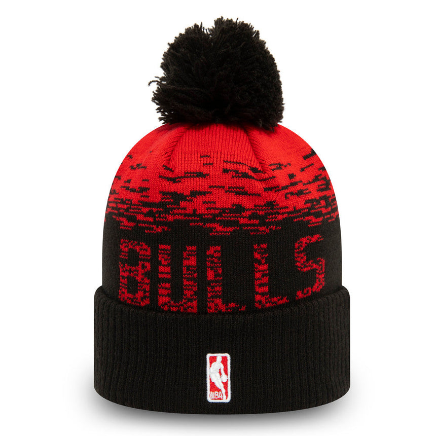 Căciulă beanie Chicago Bulls, tricotată cu manșetă, NBA, New Era, multicolor.