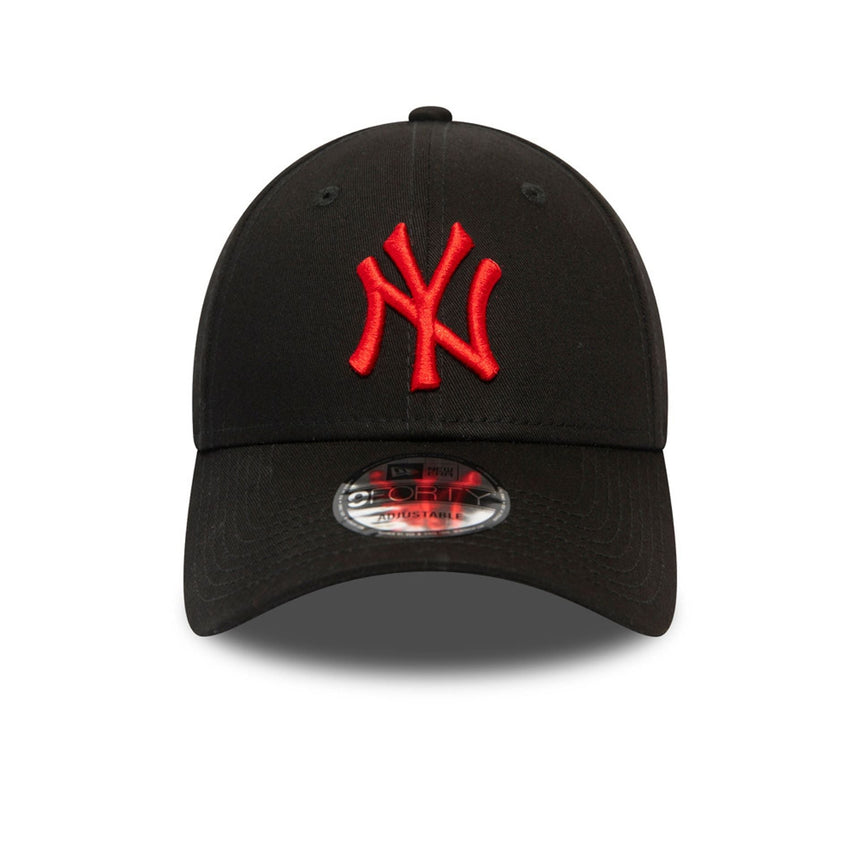Șapcă New York Yankees, logo roșu, New Era, 9FORTY, negru