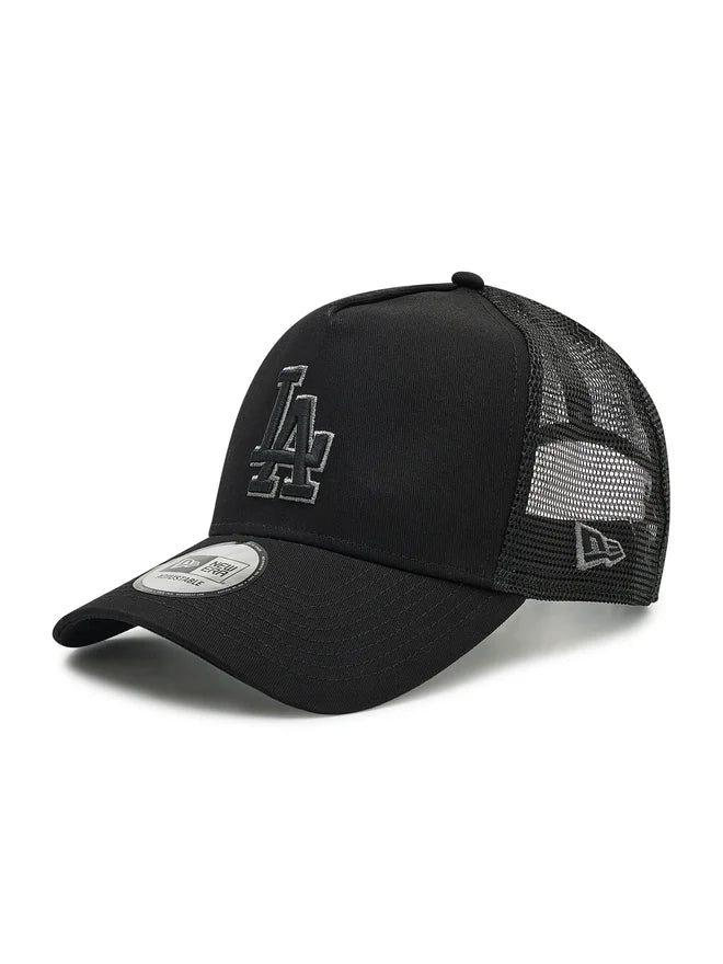 Șapcă Los Angeles Dodgers, model trucker, New Era, 9FORTY, neagră