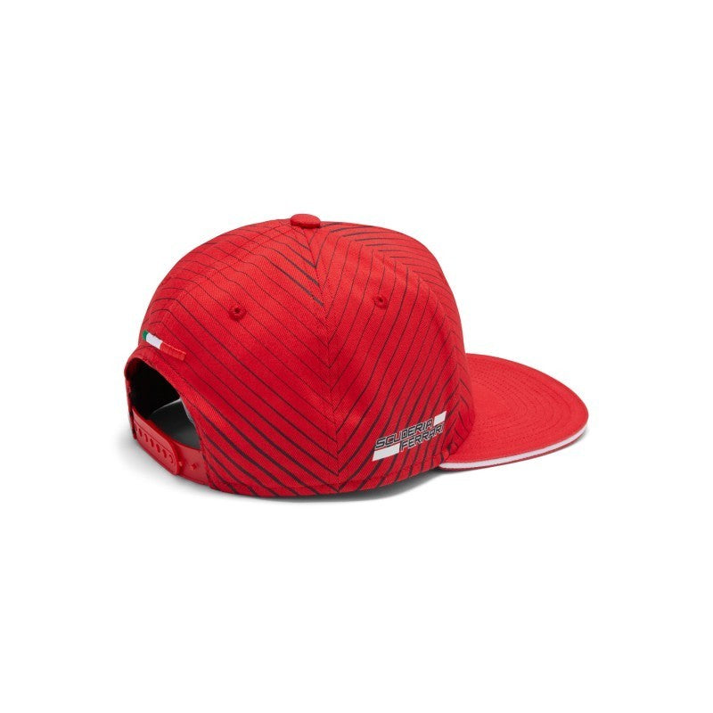 Sapca de Flatbrim, Ferrari Sebastian Vettel, Unisex, Rosu, 2018 - FansBRANDS®