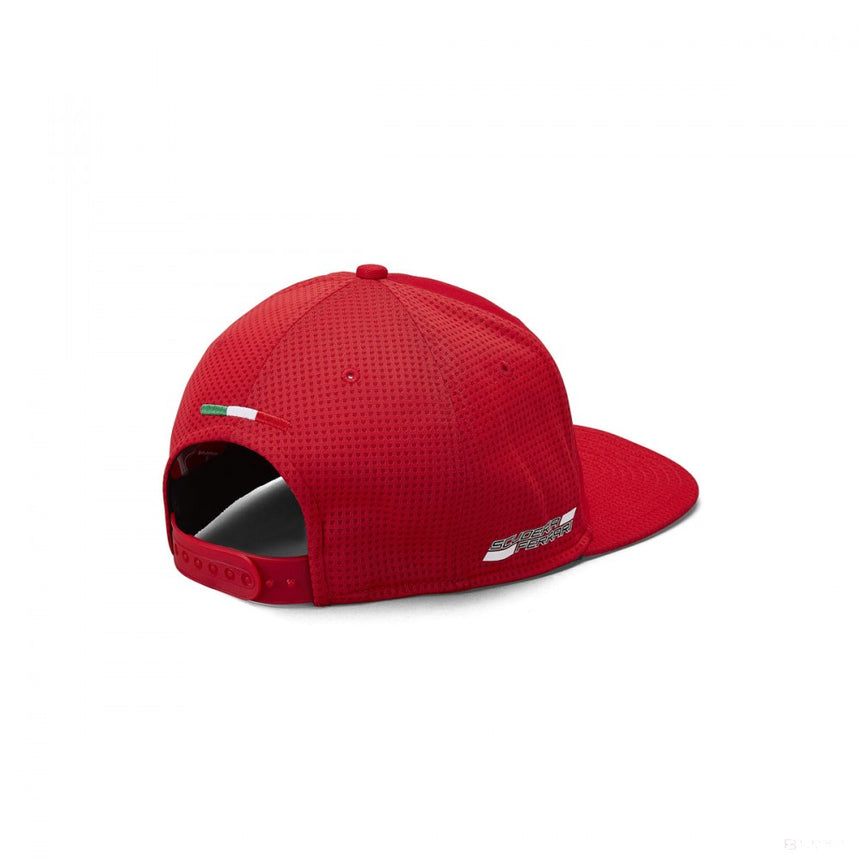 Sapca de Flatbrim, Ferrari Sebastian Vettel, SEB5, Unisex, Rosu, 2019 - FansBRANDS®