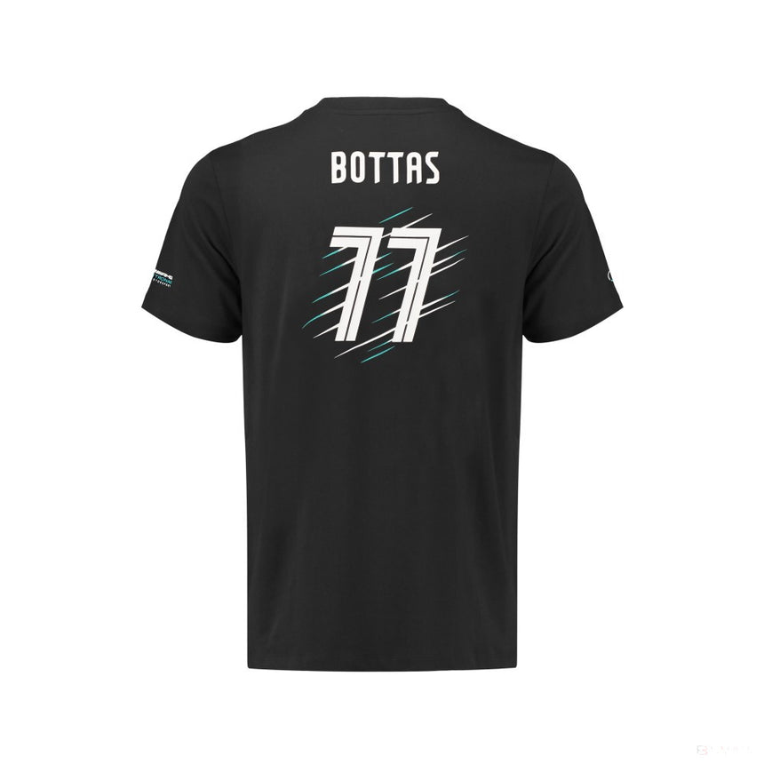 Tricou de Copil Mercedes Valtteri Bottas, Negru, 2018 - FansBRANDS®