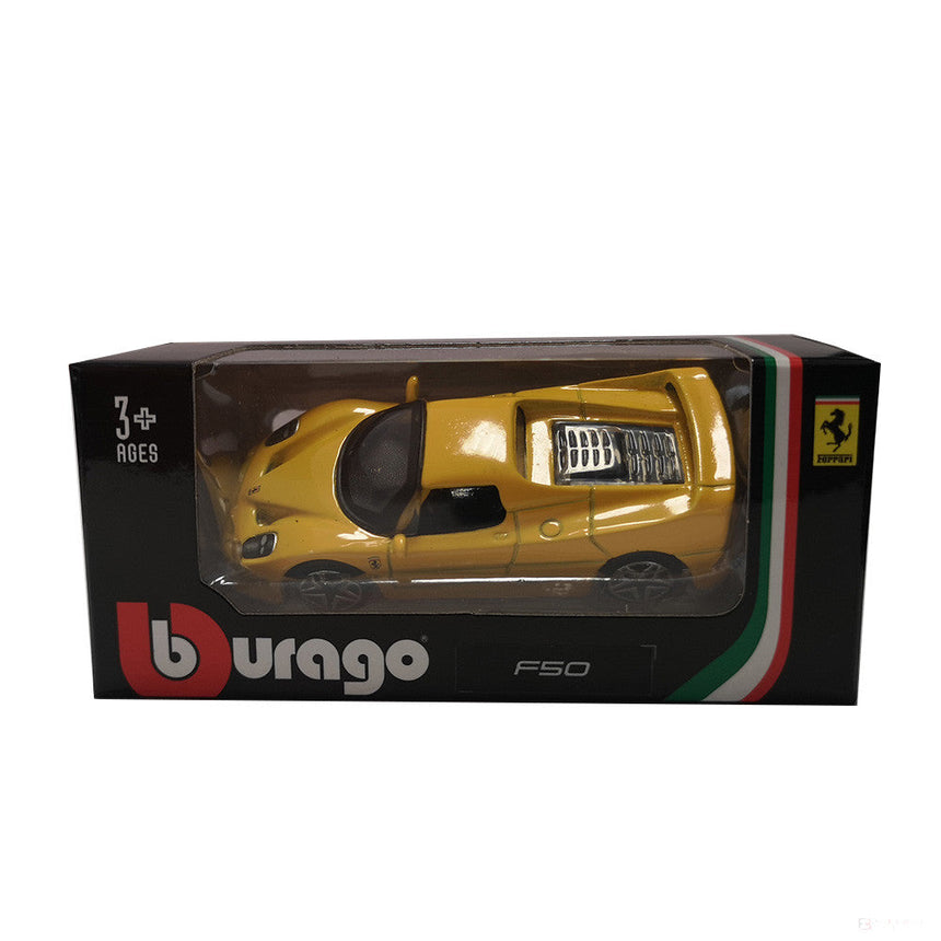 🎁 Model Masina, Ferrari F50, 2020, Rosu, 1:64 (100% off)