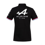 Tricou de Dama cu Guler, Alpine, Negru, 2021 - Team - FansBRANDS®