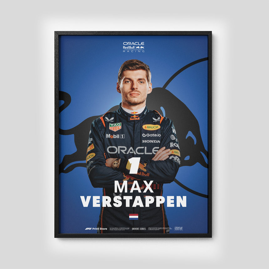 Poster F1 original – Max Verstappen (dimensiune A3)
