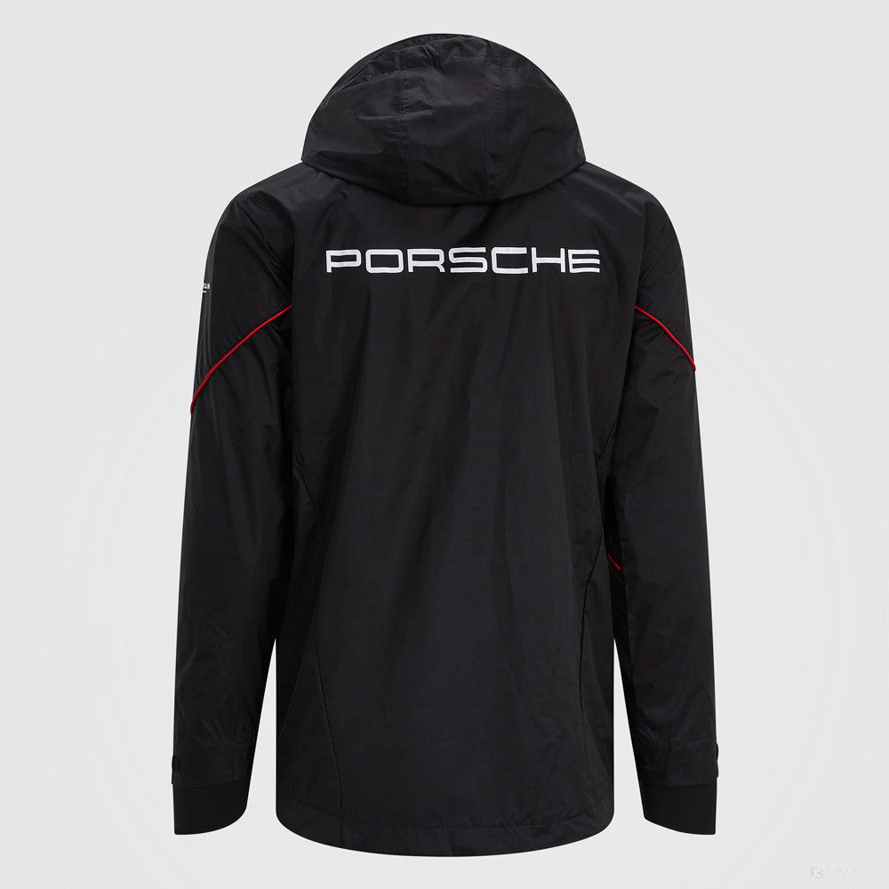 Geaca de Ploaie, Porsche Team, Negru, 2022 - FansBRANDS®