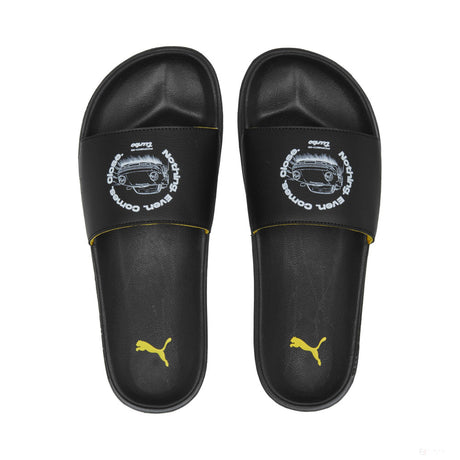 Pantofi de Porsche Legacy Leadcat 2.0 PUMA Negru-Lemon Chrome - FansBRANDS®