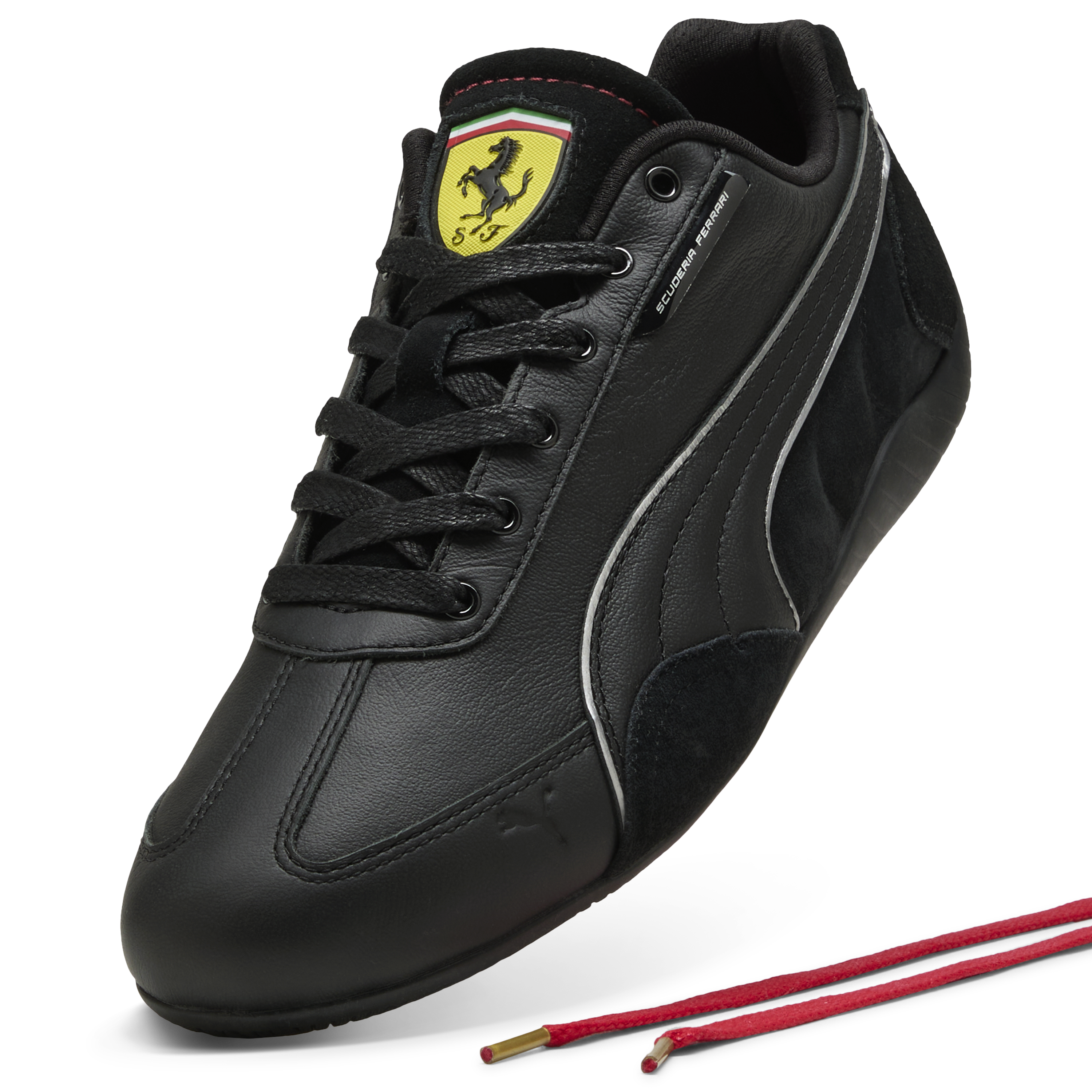 Pantofi Ferrari, Puma, Speedcat, negru-roșu 🔥