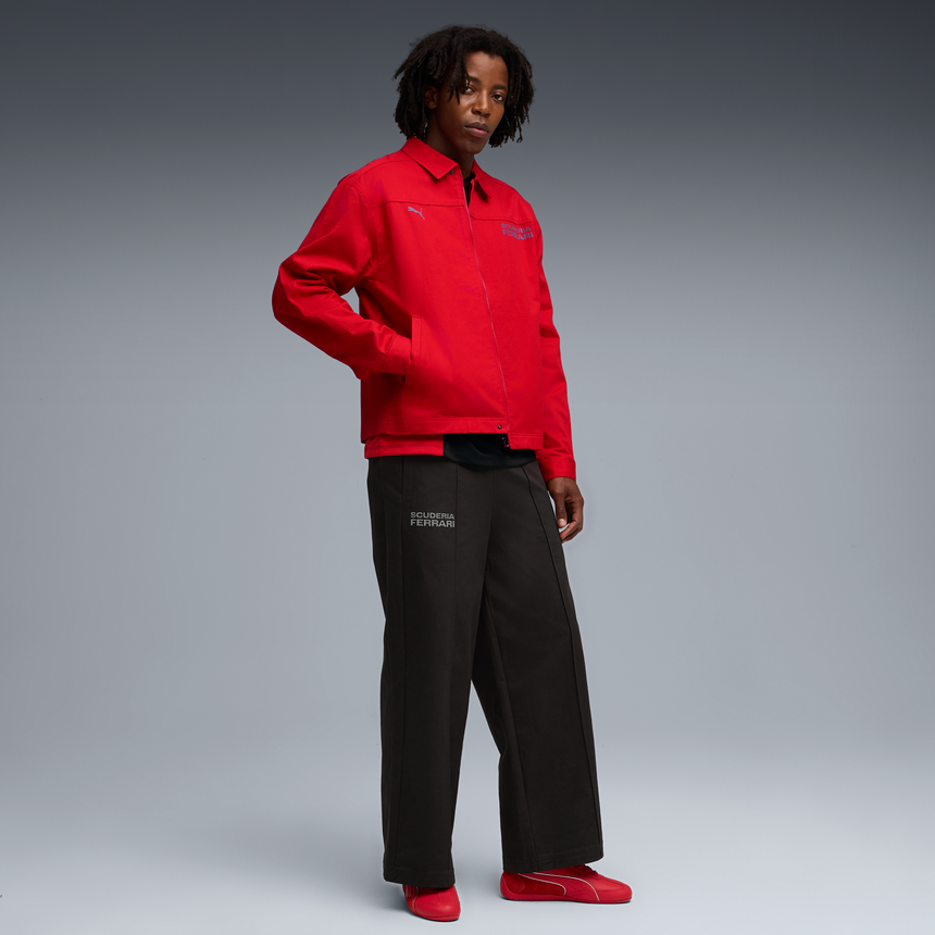 Pantofi Ferrari, Puma, Speedcat, roșu-negru 🔥