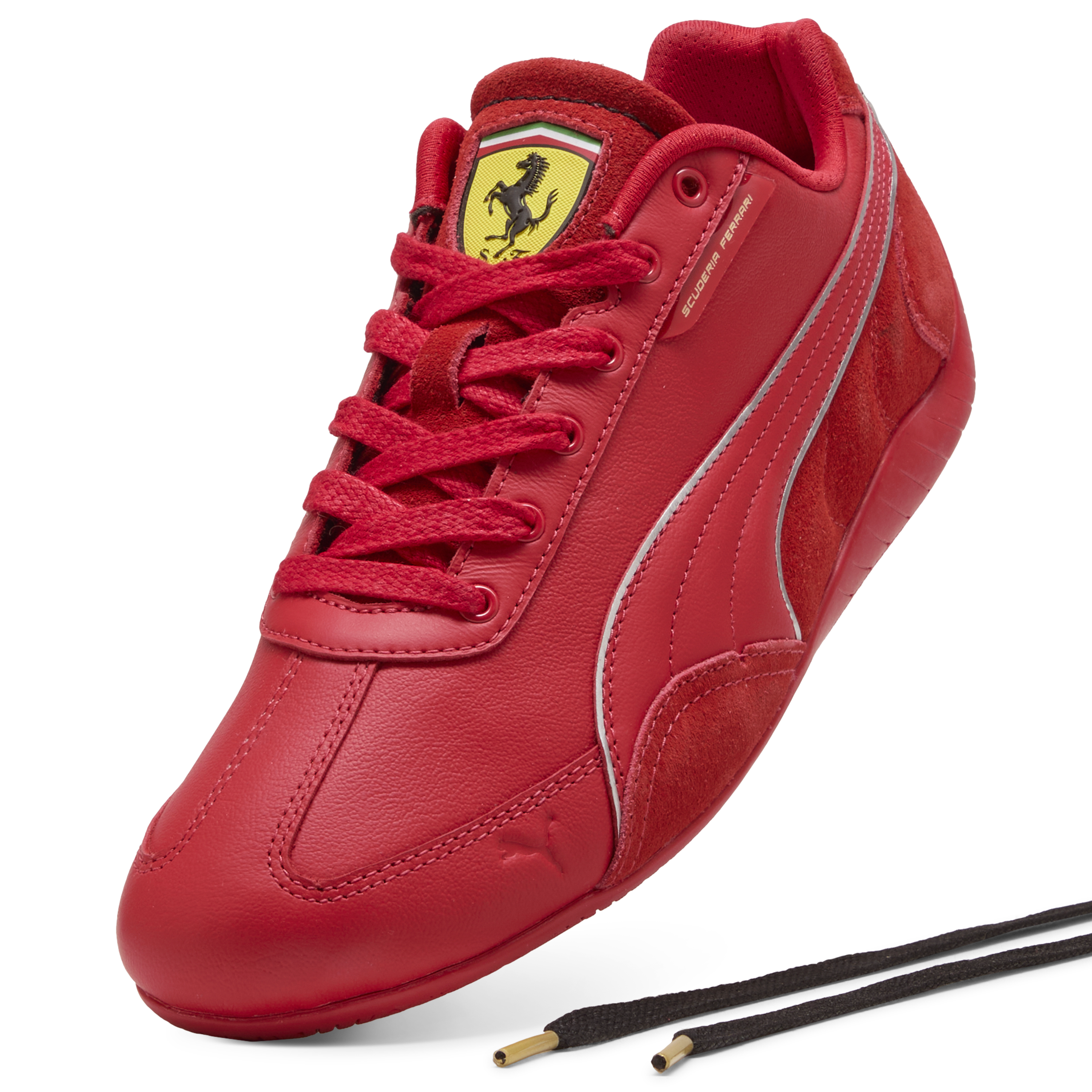 Pantofi Ferrari, Puma, Speedcat, roșu-negru 🔥