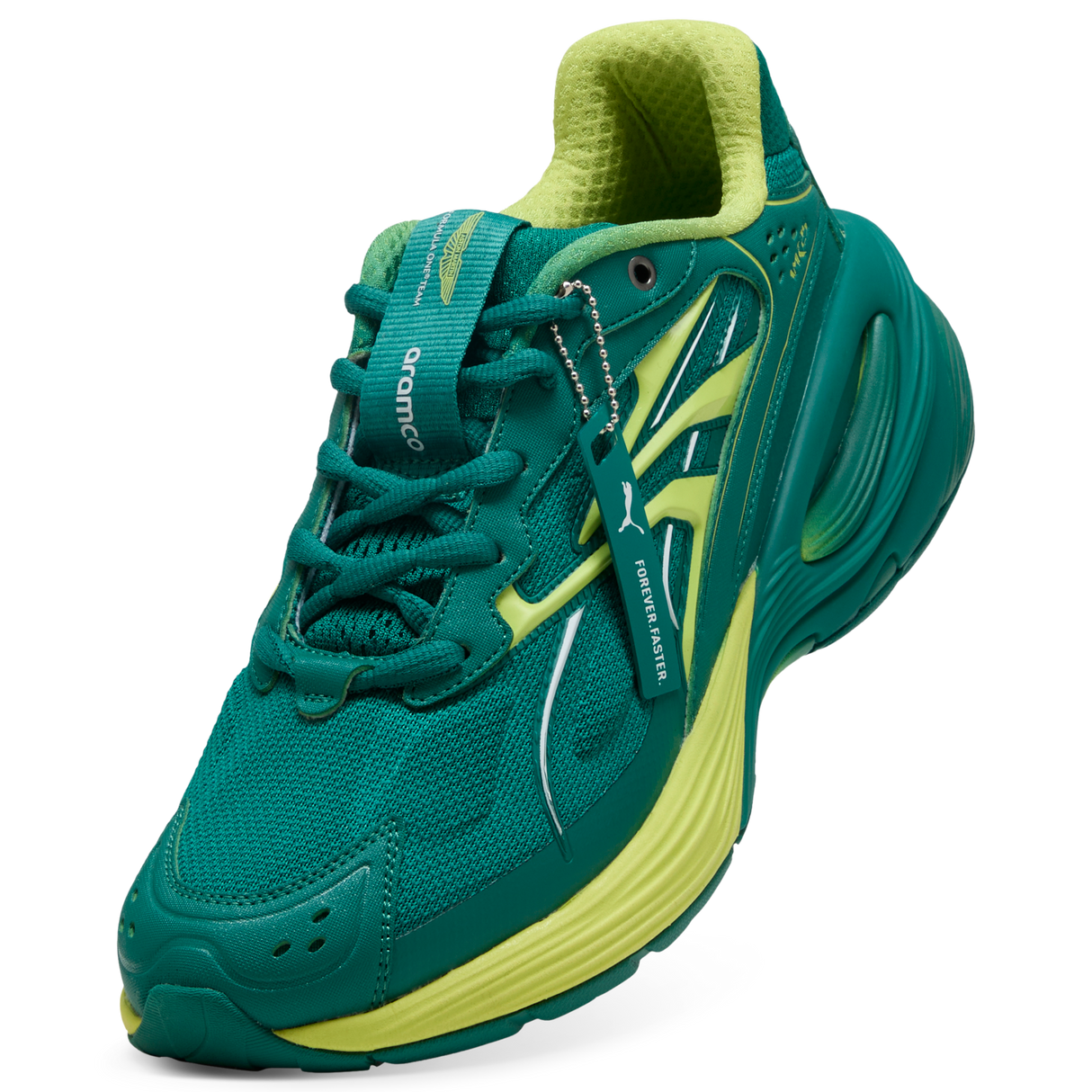 Pantofi Aston Martin, Puma, Inverse Hero, verzi 🔥