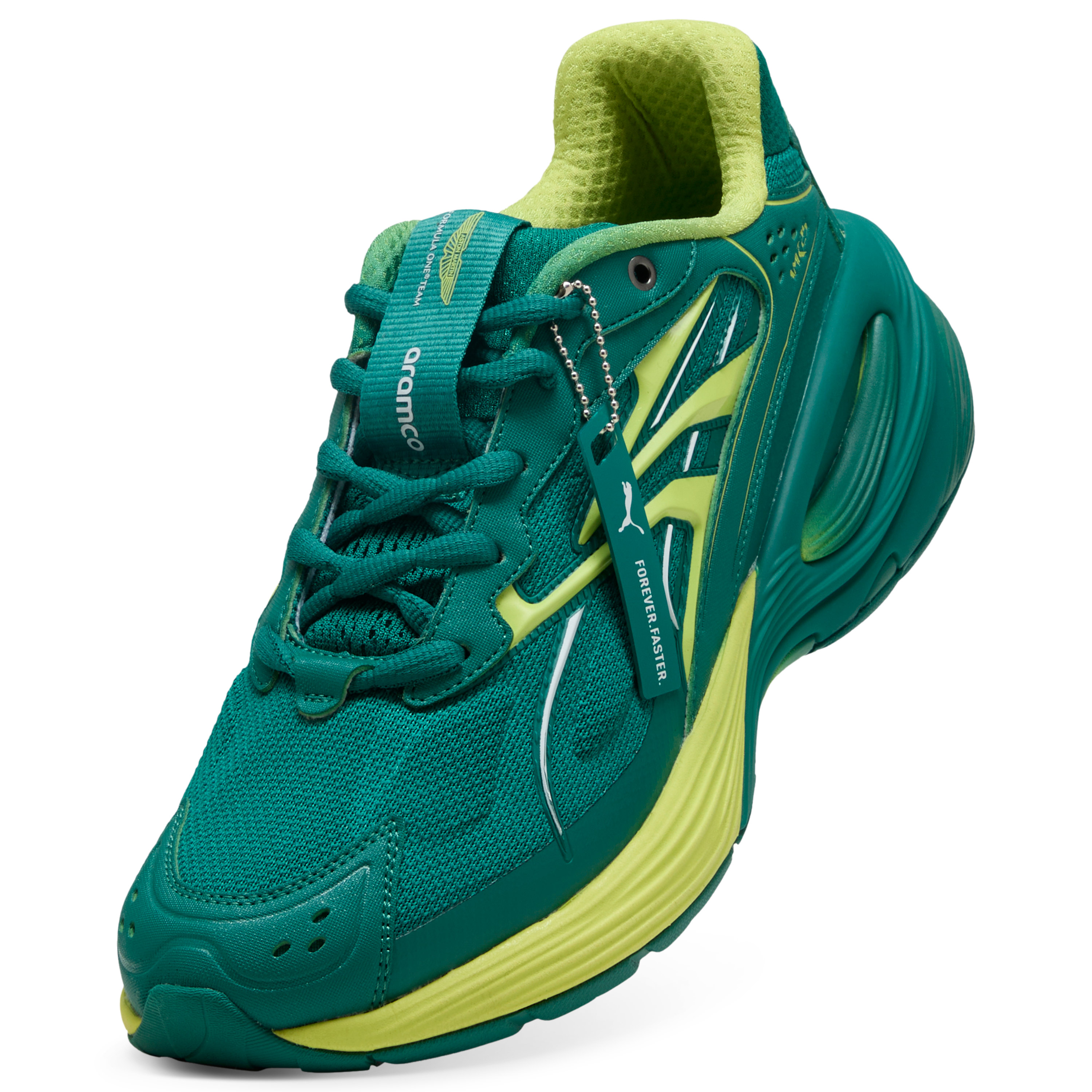 Pantofi Aston Martin, Puma, Inverse Hero, verzi 🔥