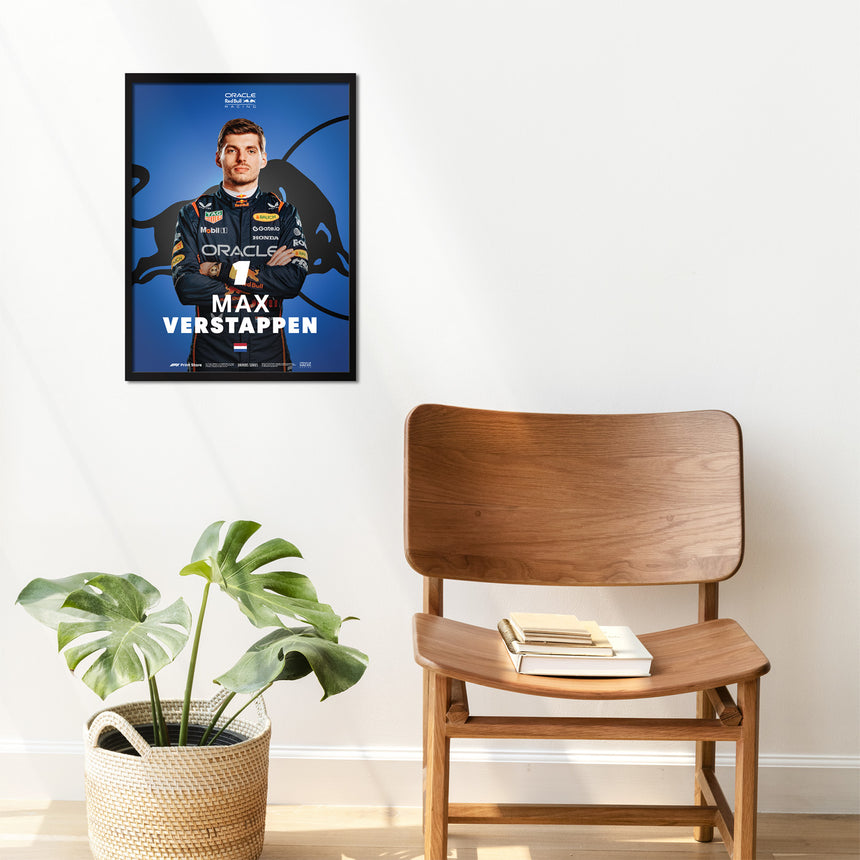Poster F1 original – Max Verstappen (dimensiune A3)