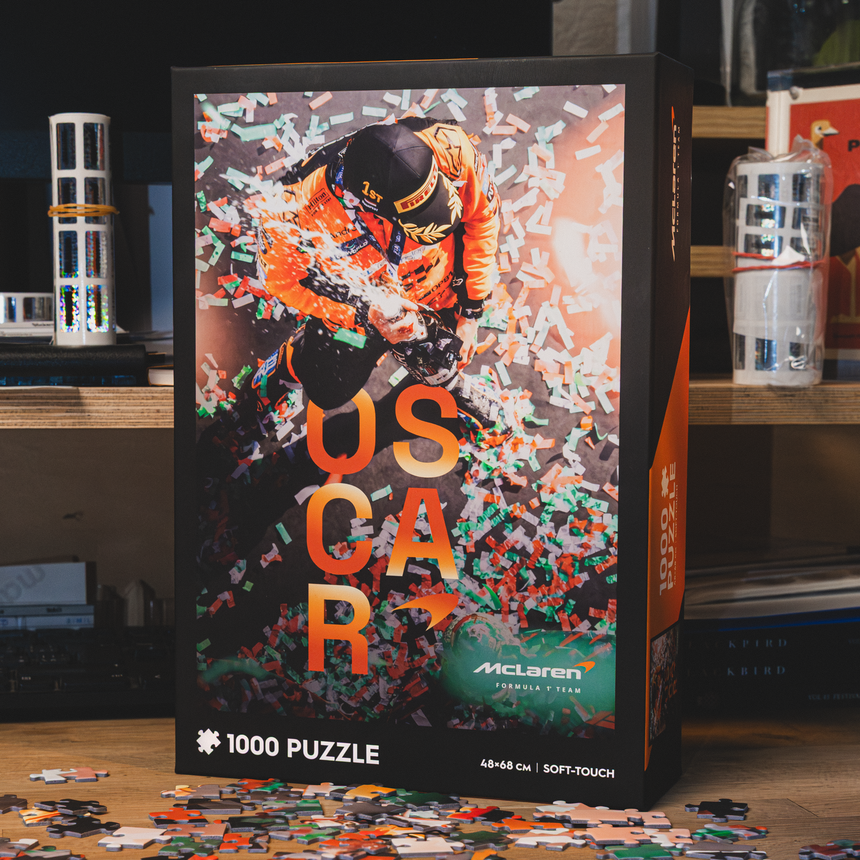 Echipa McLaren Formula 1®, Puzzle, Oscar Piastri, Prima victorie în Marele Premiu, 1000 piese