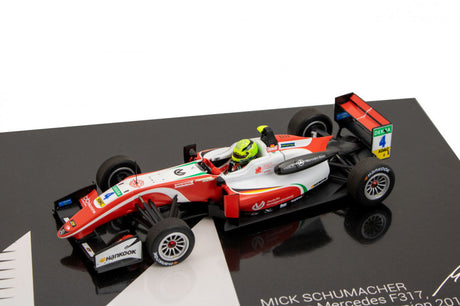 Masina Model, Mick Schumacher Dallara Mercedes F317 F3 European Champion 2018, 1:43, Alb, 2018 - FansBRANDS®