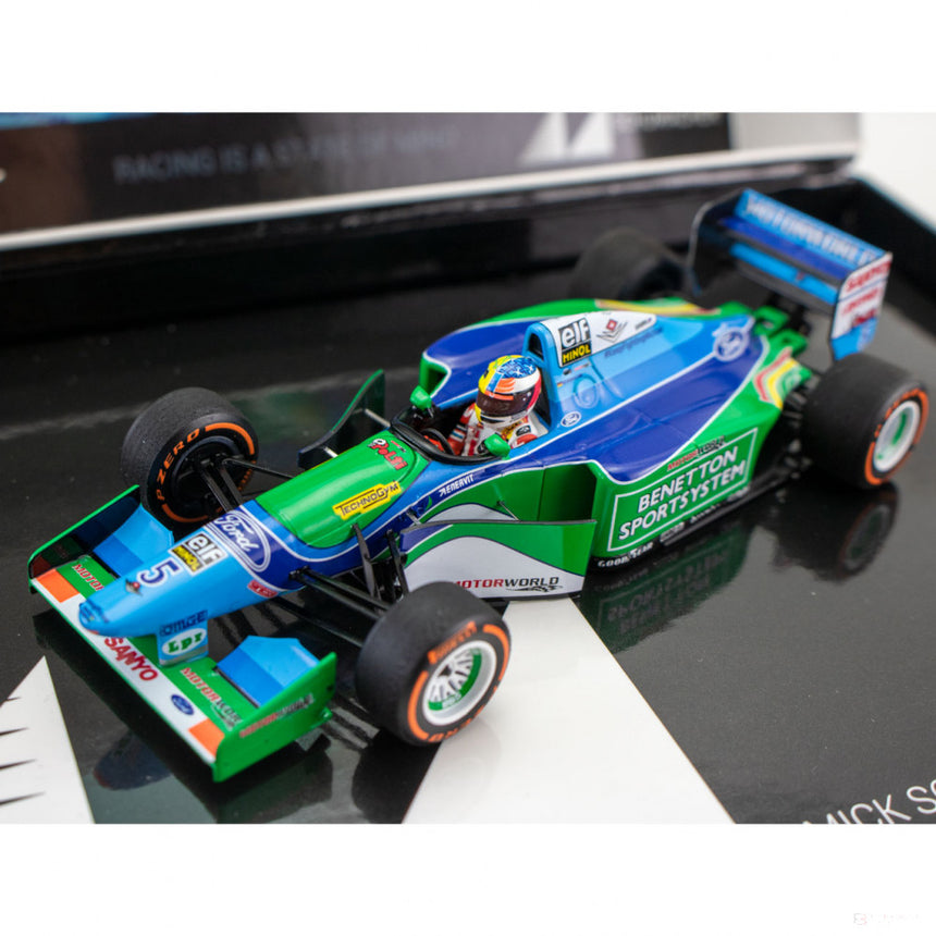Masina Model, Mick Schumacher Benetton Ford B194 Demo Run Belgium GP 2017, 1:43, Albastru, 2017 - FansBRANDS®