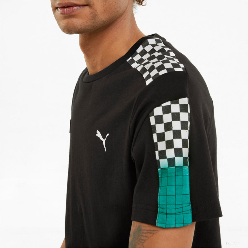 Tricou de Barbat, Puma Mercedes, 2022, Negru - FansBRANDS®