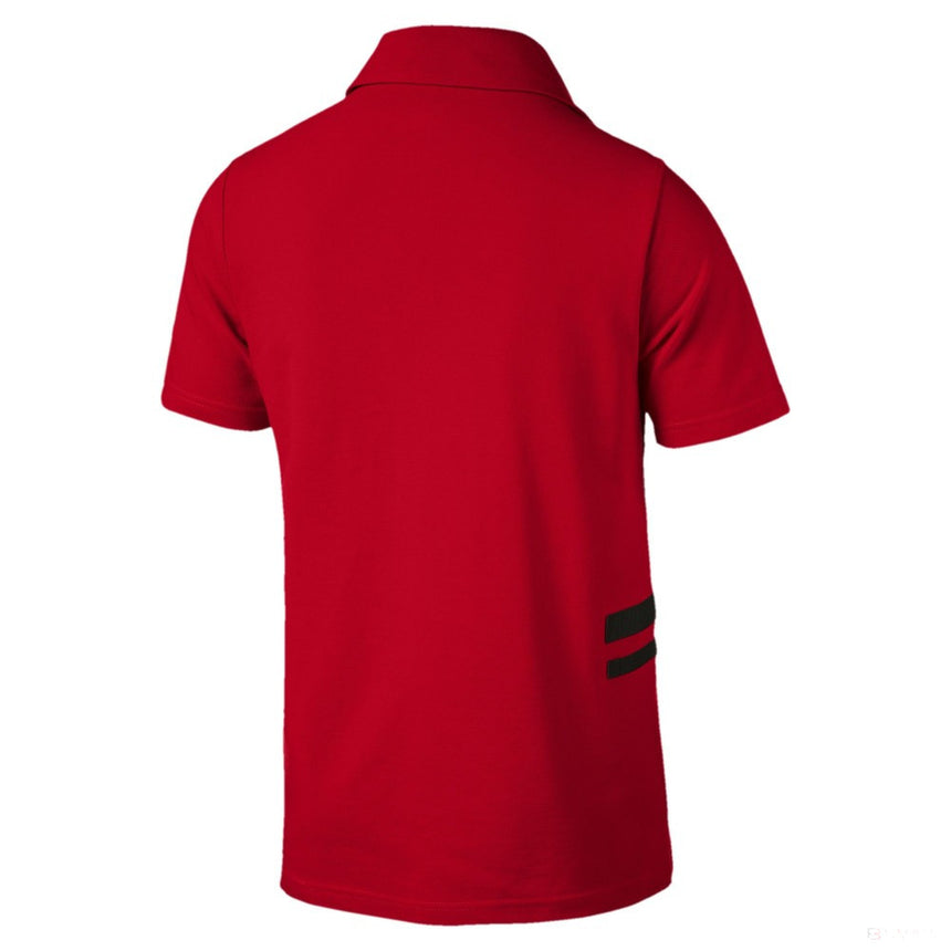 Tricou de Barbat cu Guler, Puma Ferrari Fan Lifestyle, Rosu, 2018 - FansBRANDS®