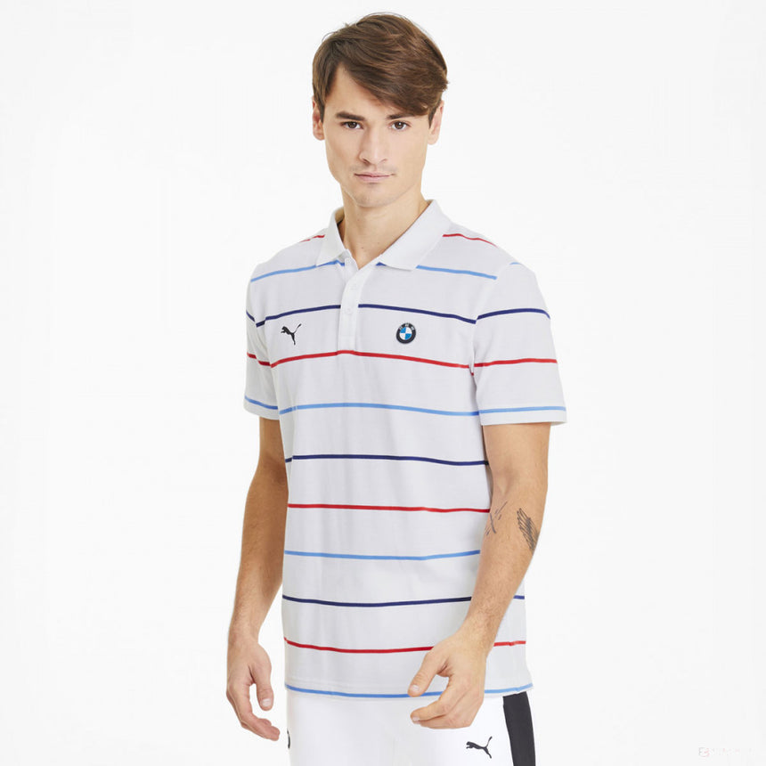 Tricou de Barbat, Puma BMW MMS In Dungi, Alb, 2020 - FansBRANDS®