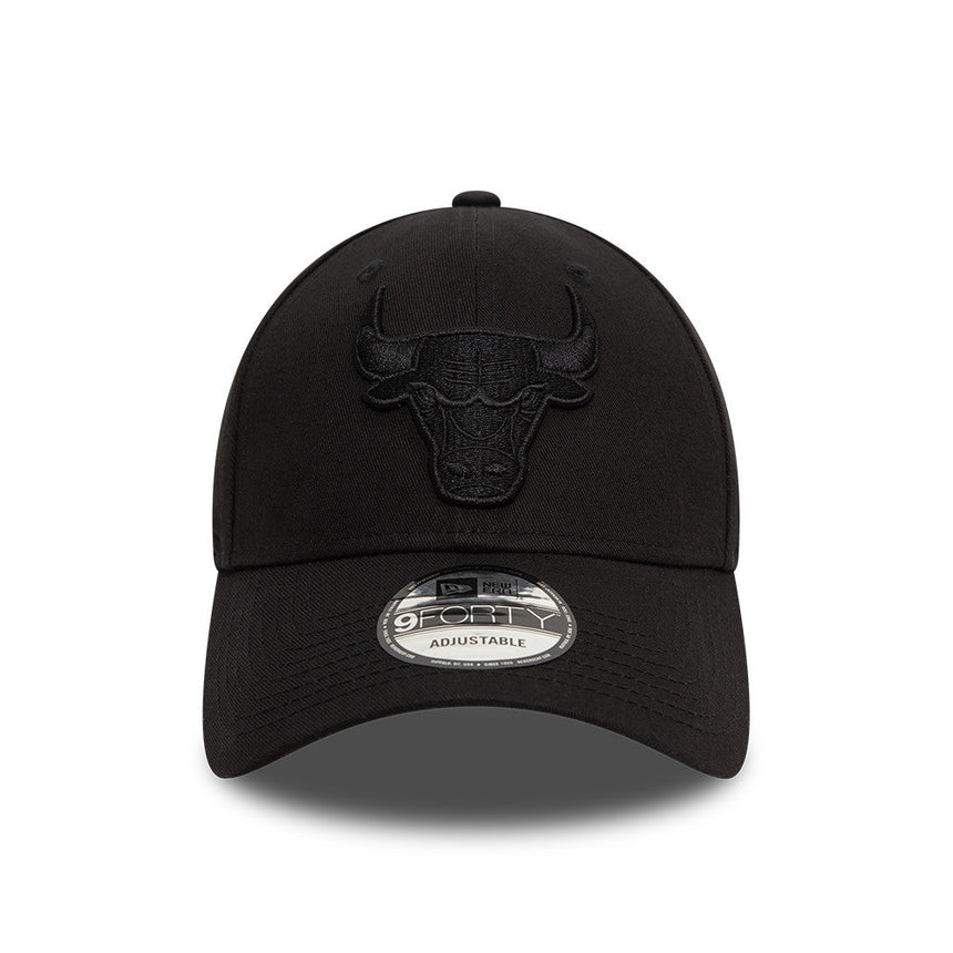 Șapcă Chicago Bulls, New Era, 9FORTY, esențial, negru total