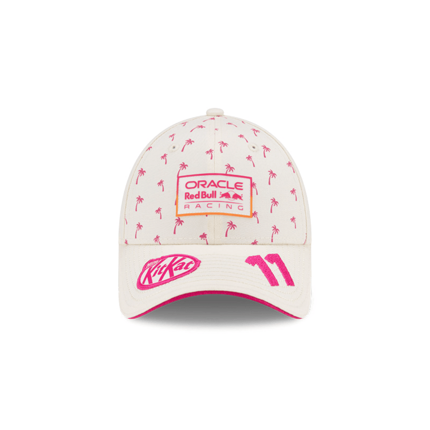 Căciulă de iarnă Red Bull, New Era, 9FORTY, Sergio Perez, Miami SE, albă