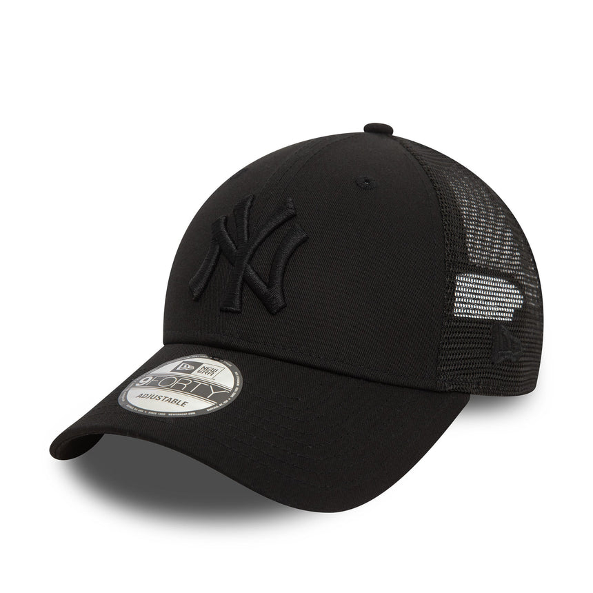 Șapcă New York Yankees, trucker, New Era, 9FORTY, negru total