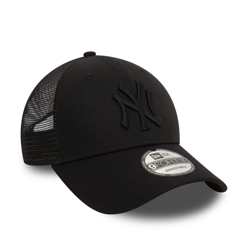 Șapcă New York Yankees, trucker, New Era, 9FORTY, negru total
