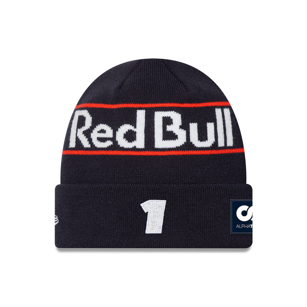 Căciulă tricotată Red Bull Racing, Max Verstappen, New Era, Albastră 🔥