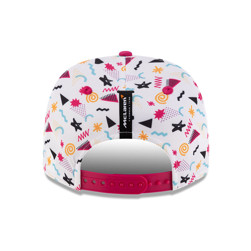 Șapcă de baseball McLaren, Miami, Oscar Piastri, New Era, 9SEVENTY SS, Albă 🔥