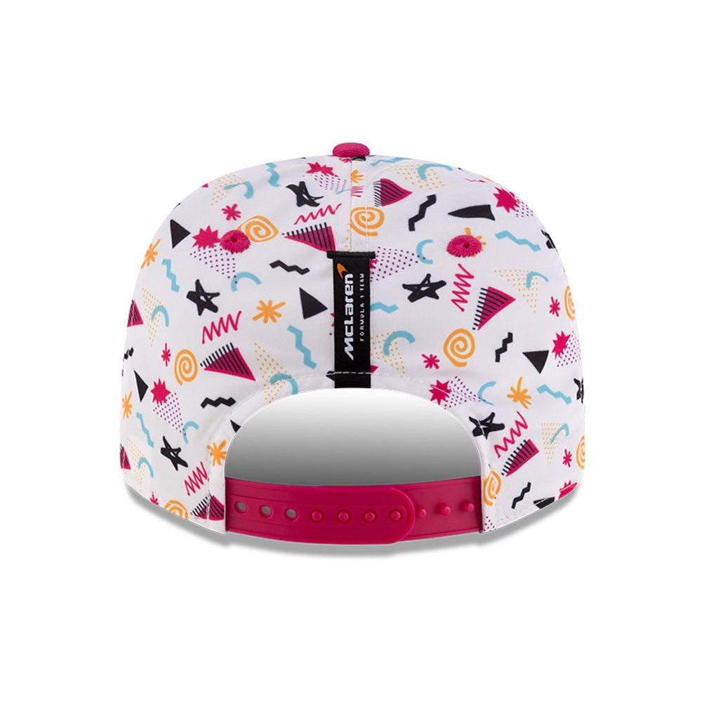 Șapcă de baseball McLaren, Miami, Lando Norris, New Era, 9SEVENTY SS, Albă 🔥