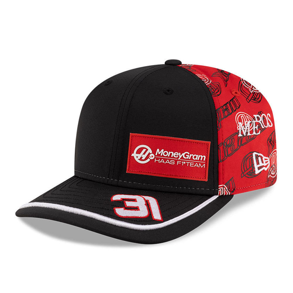 Șapcă de baseball Haas F1, Japonia SE, Esteban Ocon, New Era, 9SEVENTY, neagră 🔥