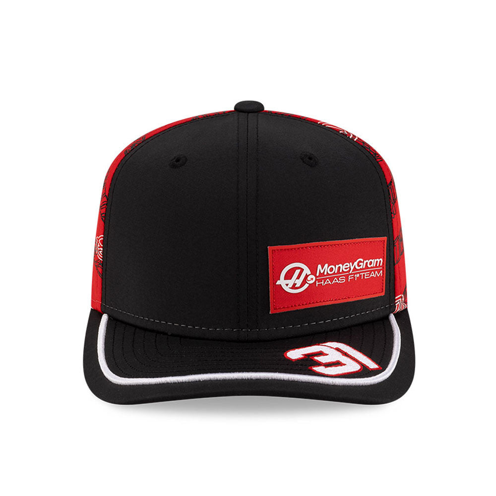 Șapcă de baseball Haas F1, Japonia SE, Esteban Ocon, New Era, 9SEVENTY, neagră 🔥