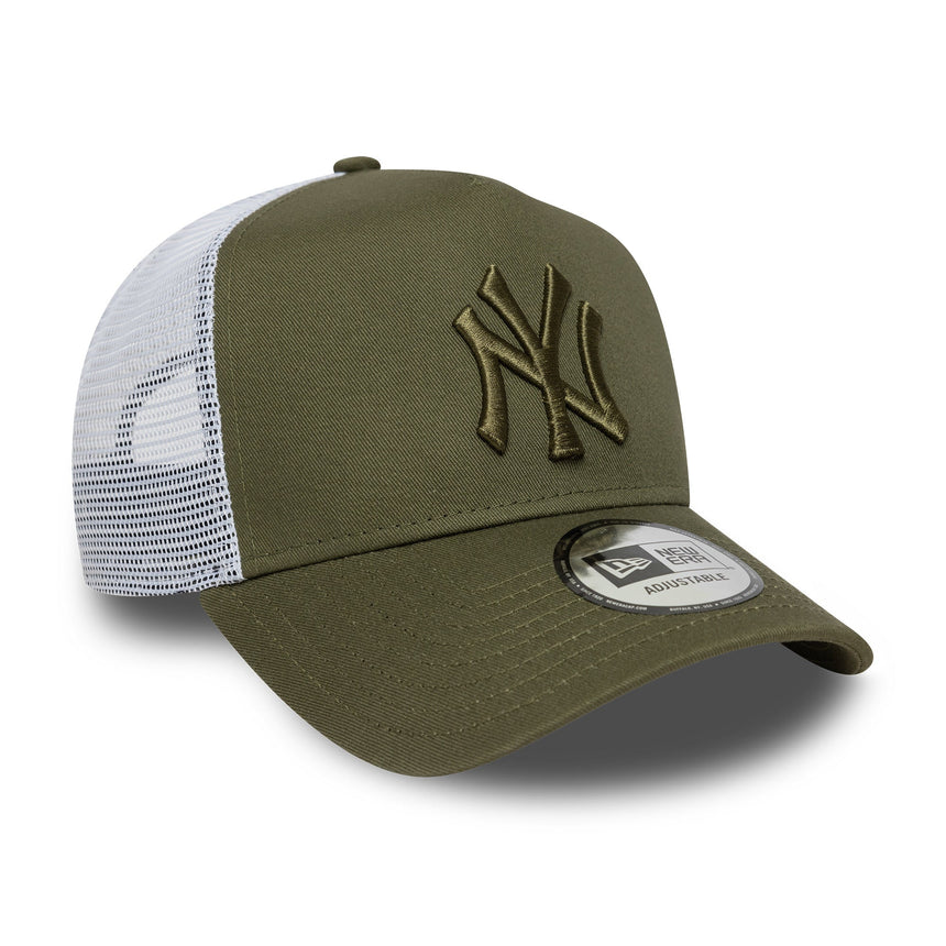 Șapcă New York Yankees, New Era, trucker, esențial, culoare khaki
