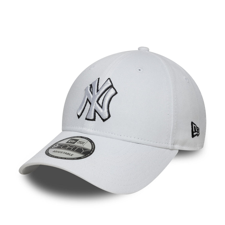 Șapcă New York Yankees, New Era, 9FORTY, alb