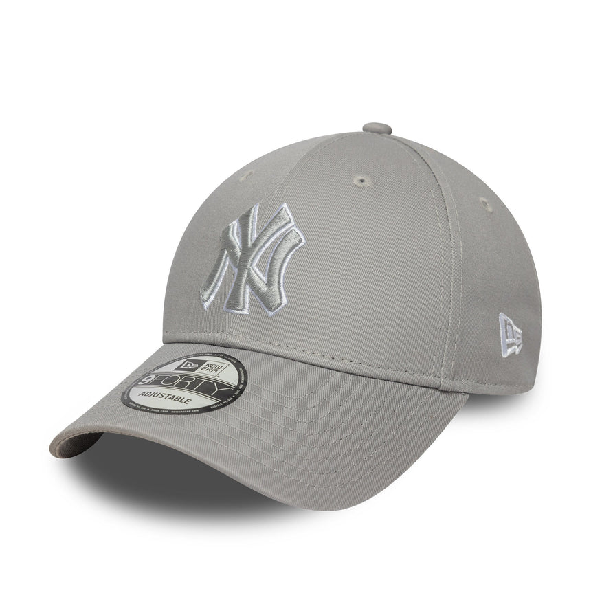 șapcă New York Yankees, New Era, 9FORTY, contur în stil pop, gri