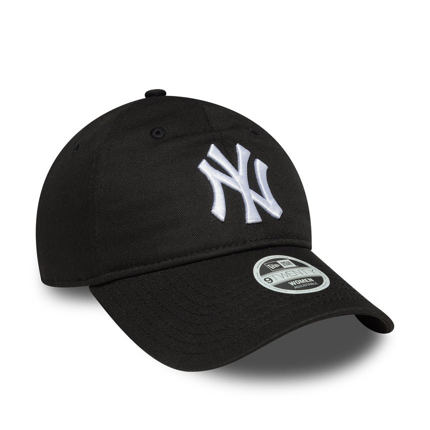 Șapcă de baseball New York Yankees, New Era, 9TWENTY, esențial pentru femei, negru