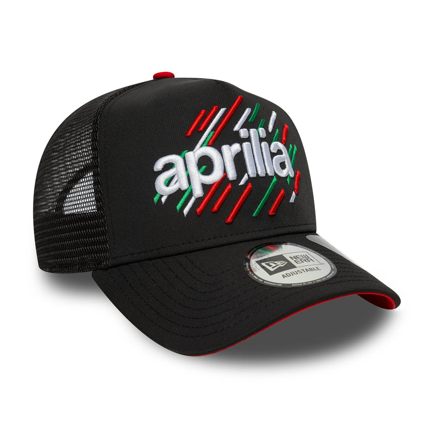 Aprilia, șapcă, trucker, A-Frame, negru