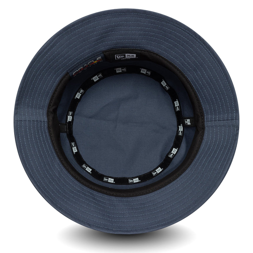 șapcă tip bucket Red Bull Racing, sezonieră, conică, New Era, 9FORTY, albastru