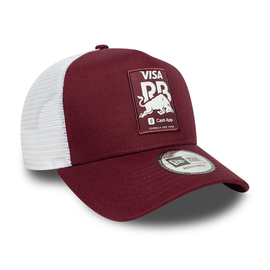 sapcă Visa RB, sapcă trucker, sezonier, New Era, 9FORTY, bordo