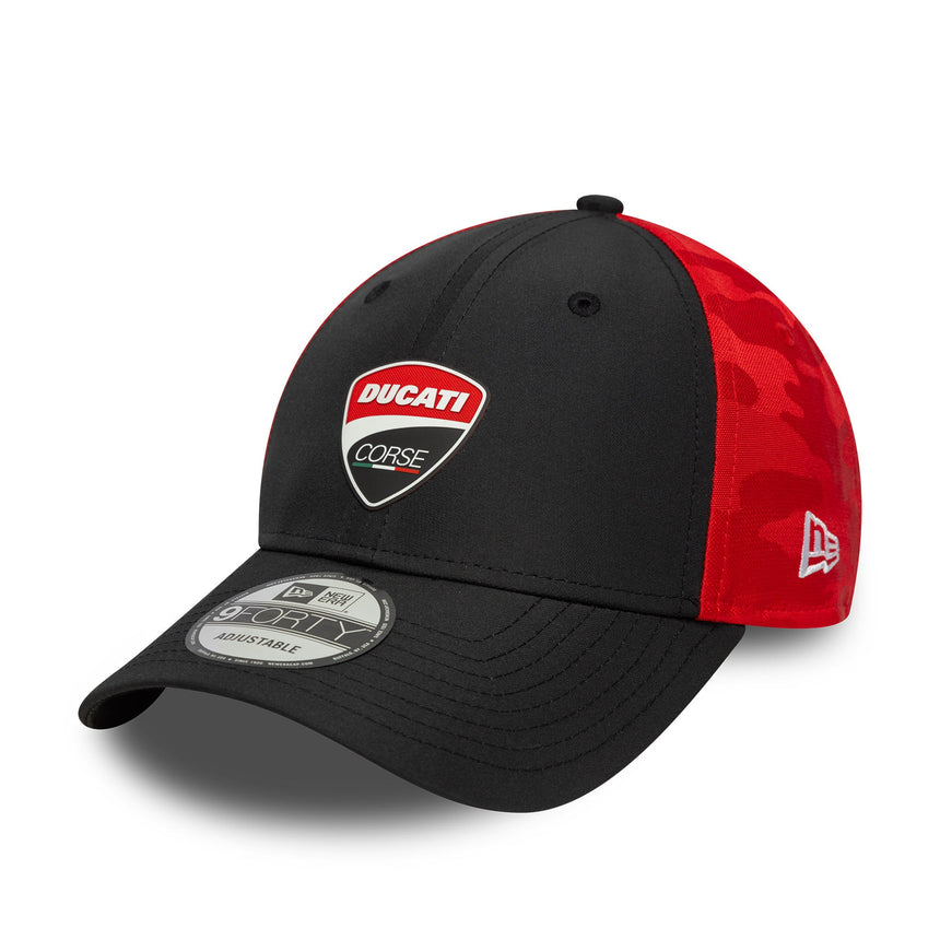 Șapcă Ducati, Logo, New Era, 9FORTY, multicoloră